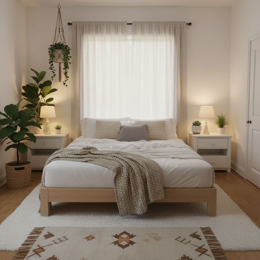 Bedroom after transformation