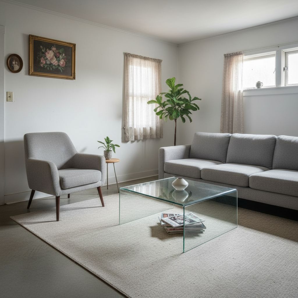 Living room after transformation