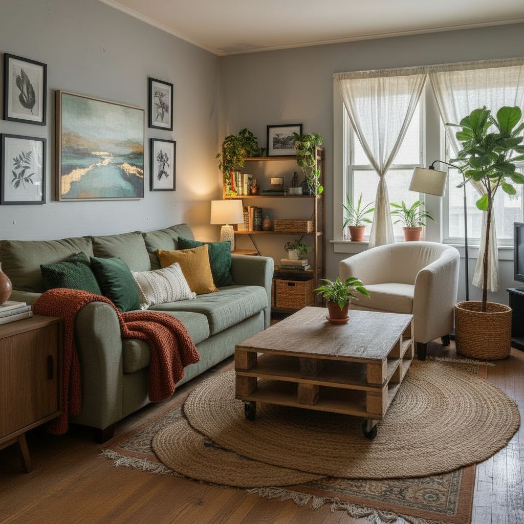 Small living room after AI design