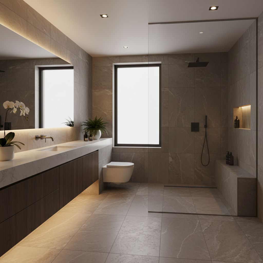 Modern bathroom design example