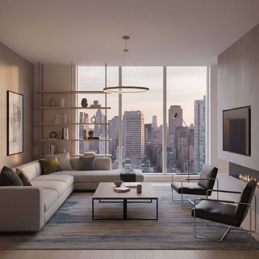 Modern living room design example